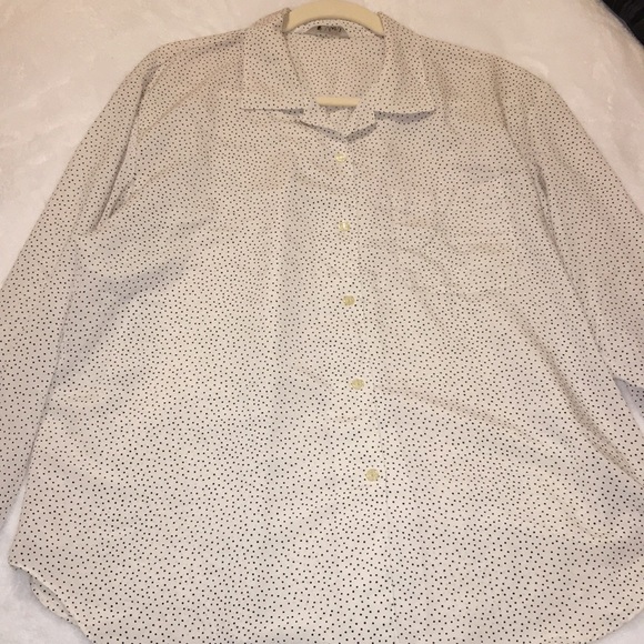 Vintage Polka Dot Button Down Shirt - Picture 1 of 2